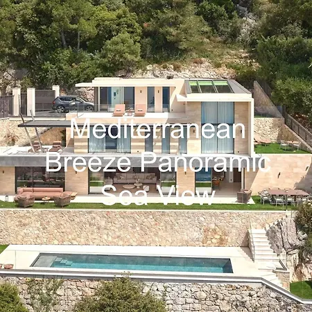Mediterranean Breeze Panoramic Sea View Semesterbostad *